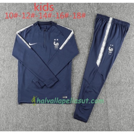 Ranska 2 Stars Lasten Training Huppari Suits Sininen 2018